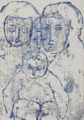 Venturino Venturi, SACRA FAMIGLIA, 1977