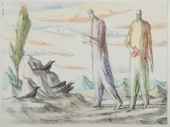 Lorenzo Bonechi, SAN FRANCESCO PARLA AGLI UCCELLI (PROTOTIPO), 1986