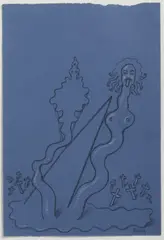 IL CIMITERO DELLE CATTIVE RAGAZZE by Konrad Klapheck, sold Jul 2024
