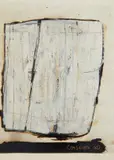 Pietro Consagra, FONDO BIANCO (UNA IMMAGINE), 1960