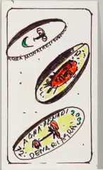 Sante Monachesi, TRE DI DENARI, 1972