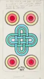 Lucio Del Pezzo, QUATTRO DI DENARI, 1971