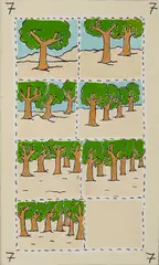 Pablo Echaurren, 7 DI BASTONI, 1971