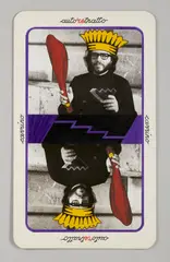 RE DI BASTONI, AUTORETRATTO, 1971 by Nicola Carrino, sold Jul 2024