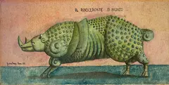 Gaetano Pompa, IL RINOCERONTE DI BRONZO,1971
