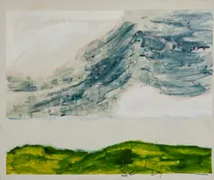 Mario Schifano, PAESAGGIO ANEMICO (SECONDA META' ANNI'70)