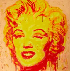 Joaquin Falco Pujol, MARILYN MONROE IN YELLOW, 2023