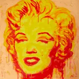 Joaquin Falco Pujol, MARILYN MONROE IN YELLOW, 2023