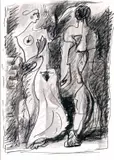 André Masson, SENZA TITOLO (COUPLE AU CRÉPUSCULE), (1967)
