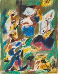 LE DIMANCHES DE LA VIE, (1963) by André Masson, sold May 2024