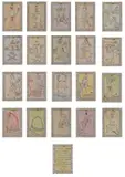 Frédéric Bruly Bouabré, MYTHOLOGIE BETE: LA LEGENDE DE L'ENFANT TURBULENT (POLITTICO), 1997