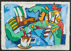 SENZA TITOLO, 2000 by Ugo Nespolo, sold May 2024