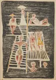 Massimo Campigli, IL TRAMPOLINO, 1954, print (other)