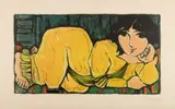 Domenico Cantatore, SENZA TITOLO (ODALISCA), print (other)