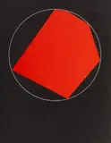 Getulio Alviani, UNODUETREQUATTROCINQUESEI POLIGONO ISCRITTO NEL CERCHIO, 1989