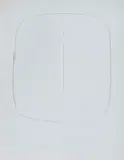 Lucio Fontana, CONCETTO SPAZIALE ( DA 40 DISEGNI DI MAESTRI MODERNI), 1961