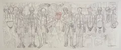 Hermann Nitsch, ULTIMA CENA, 1983, print (other)