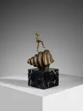 MUJER DESNUDA SUBIENDO ESCALERA - OMAGGIO A MARCEL DUCHAMP, 1973 by Salvador Dalí, sculpture, sold Mar 2024