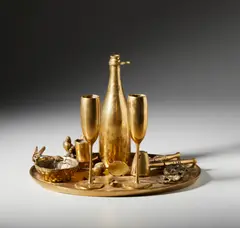 L'HEURE BLEUE, 1991 by Daniel Spoerri, sculpture, sold Mar 2024