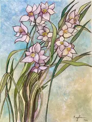 FIORI, 1964 by Louay Kayyali, sold Feb 2024
