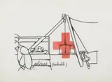 Valerio Adami, PELOUSE (INTERDITE), 1974
