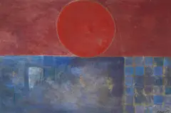 Bruno Saetti, PAESAGGIO CON IL SOLE