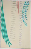 Giorgio Griffa, VERDE DI QUA E DI LA'. 1998