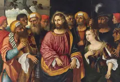 Pseudo Rocco Marconi, Cristo e l'adultera