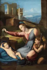 Raphael, Da. Madonna del Diadema blu
