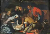 Jacopo Bassano, Cerchia di. Adorazione dei pastori