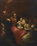 Livio Mehus, Matrimonio mistico di Santa Caterina