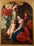 Peter Paul Rubens, Copia da. Sacra Famiglia e un pappagallo