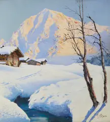 Carlo Pellegrini, Paesaggio invernale