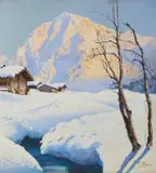 Carlo Pellegrini, Paesaggio invernale