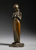 Da. Fanciulla con la treccia by Paolo Troubetzkoy, sculpture, sold Feb 2024