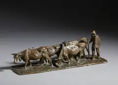 E. Sanvito, Transumanza, sculpture