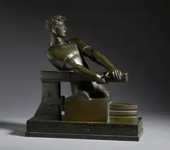 Carlo Forzani, Timoniere, sculpture