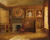 Robert Charles Leslie, Copia da. La camera privata della regina, Hampton Court