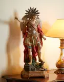 San Michele Arcangelo by Scultore Napoletano Del Xviii-Xix Secolo, sculpture, sold Oct 2024