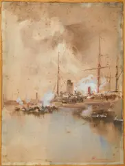 Pompeo Mariani, Veduta portuale