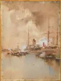 Pompeo Mariani, Veduta portuale