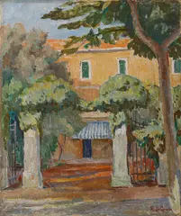 Pensione al mare by Raffaele De Grada, sold Jul 2024