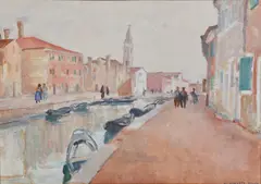 Oscar Sorgato, Canale della Giudecca, Burano