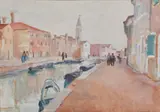 Oscar Sorgato, Canale della Giudecca, Burano