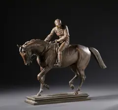 Isidor Jules Bonheur, Fantino a cavallo, sculpture