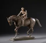 Isidor Jules Bonheur, Fantino a cavallo, sculpture