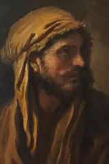 Salvator Rosa, Attribuito a. Ritratto d'uomo di profilo