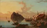 Alessandro La Volpe, Veduta del Castello Aragonese a Ischia