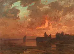 Francesco Sartorelli, Tramonto in laguna