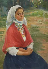 Aleksandr Buchkuri, Ritratto di contadina russa